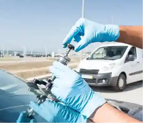 Изображение-замена панорамного стекла автомобиля